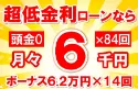 119万円未使用車のお支払い例