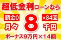 168万円未使用車のお支払い例