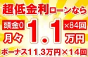 218万円未使用車のお支払い例