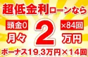 381万円未使用車のお支払い例