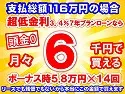 116万円未使用車のお支払い例