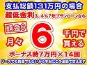 131万円未使用車のお支払い例