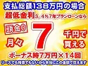 138万円未使用車のお支払い例