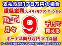 178万円未使用車のお支払い例