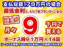 179万円未使用車のお支払い例