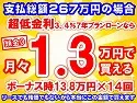 267万円未使用車のお支払い例