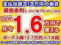 313万円未使用車のお支払い例