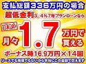 336万円未使用車のお支払い例