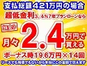 421万円未使用車のお支払い例
