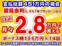 451万円未使用車のお支払い例