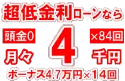 88万円未使用車のお支払い例