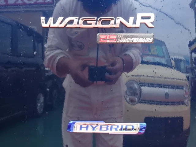 ワゴンR(スズキ)ハイブリッド ＦＸリミテッド　25周年記念車ディーラ-試乗車 7