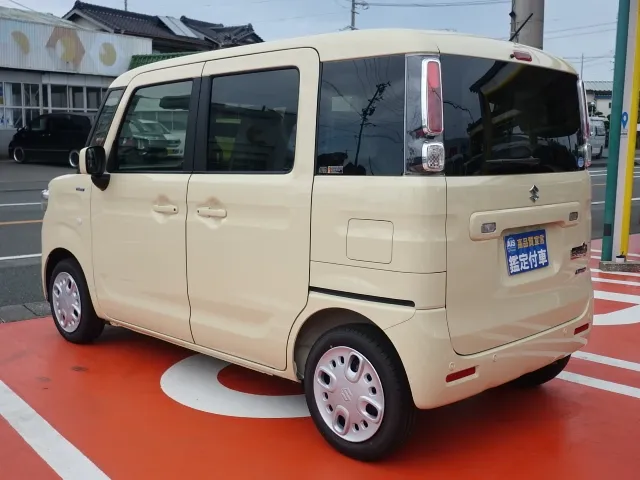 スペーシア(スズキ)ハイブリッドX　ベージュ内装届出済未使用車 2