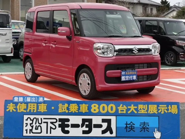 スペーシア(スズキ)ハイブリッドX　アップグレードパック届出済未使用車 0