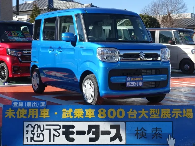スペーシア(スズキ)ハイブリッドX アップグレードパック 全方位カメラ届出済未使用車 0