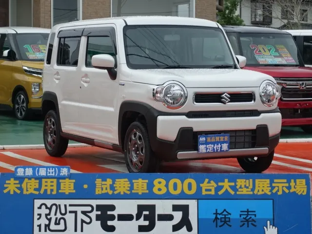 ハスラー(スズキ)ハイブリッドG セーフティサポート非装着車 サイドバイザー付届出済未使用車 0