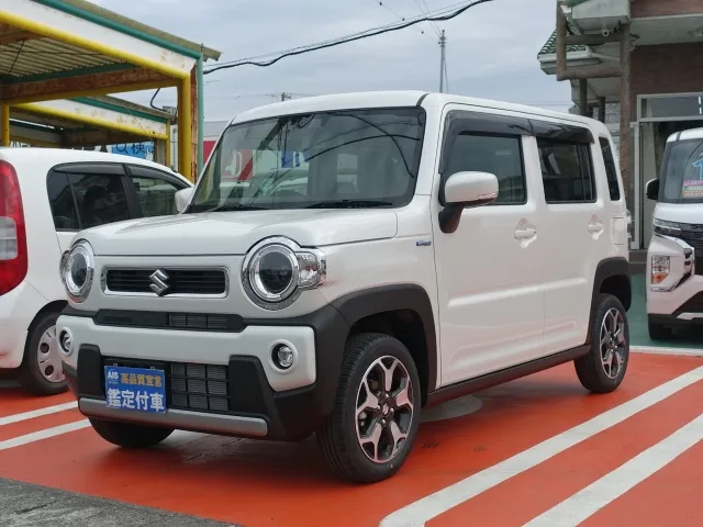 ハスラー(スズキ)ハイブリッドX サイドバイザー付届出済未使用車 1