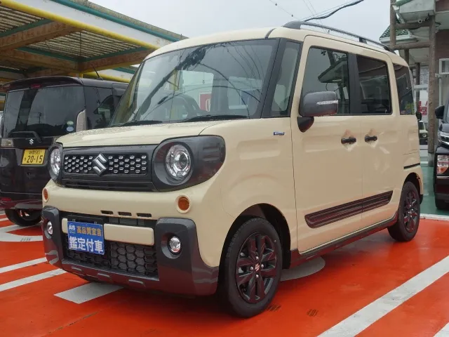 スペーシア(スズキ)ハイブリッドＸＺターボ届出済未使用車 1