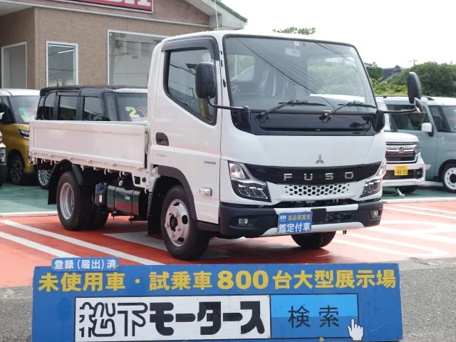 キャンター 全低床 平ボディ ２ｔ オプション付 三菱 レンタUPは静岡県