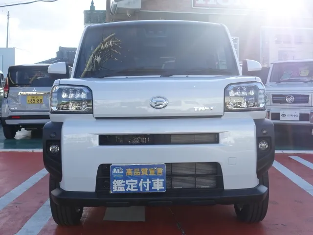 タフト(ダイハツ)Ｇ 純正バイザー スカッフプレート付届出済未使用車 24