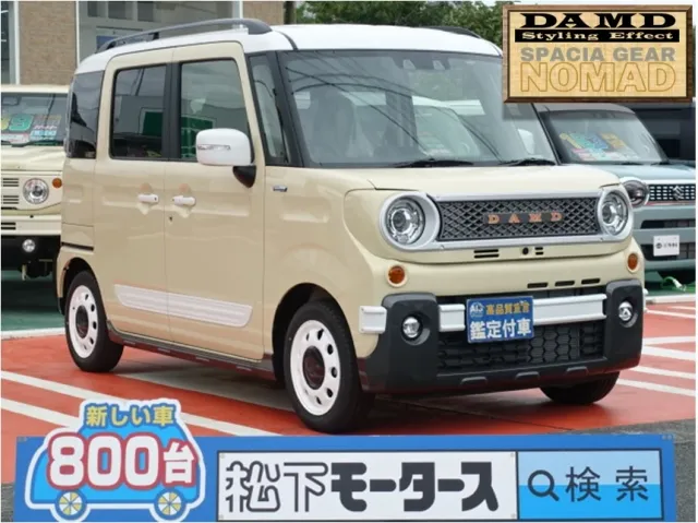 スペーシアギア(ダムド)マイスタイル ノマド フェイスチェンジキット届出済未使用車 0