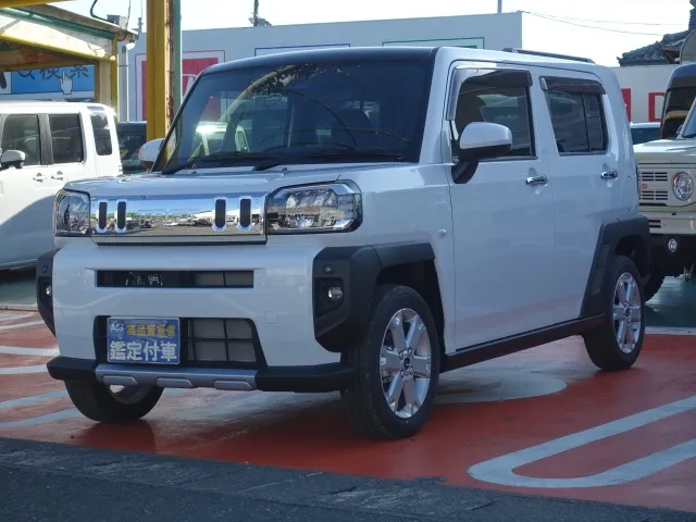 タフト(ダイハツ)Ｇターボ クロムベンチャー  純正バイザー スカッフプレート付届出済未使用車 1