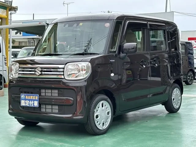 スペーシア(スズキ)ハイブリッドX　ベージュ内装届出済未使用車 1