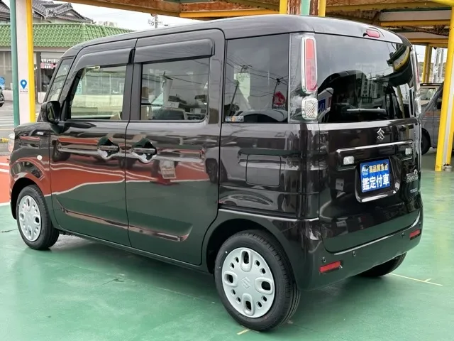 スペーシア(スズキ)ハイブリッドX　ベージュ内装届出済未使用車 2