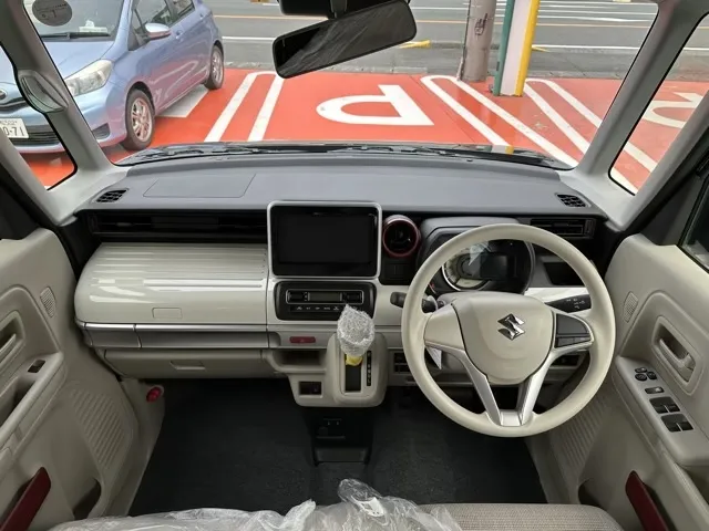 スペーシア(スズキ)ハイブリッドX　ベージュ内装届出済未使用車 5