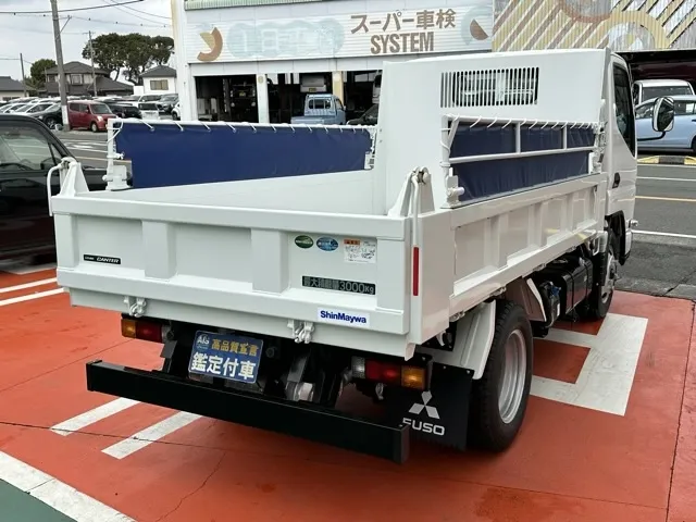 キャンター(三菱)全低床キョウカダンプ ３ｔ　コボレーンレンタ登録済未使用車 7
