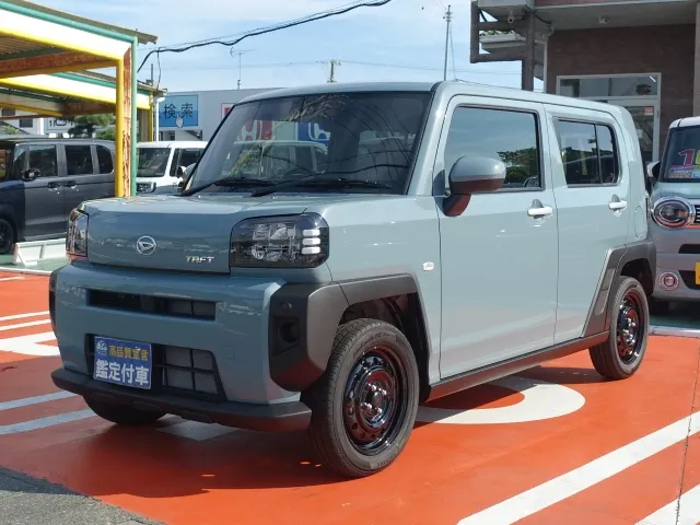 タフト(ダイハツ)X　純正ナビ付届出済未使用車 1