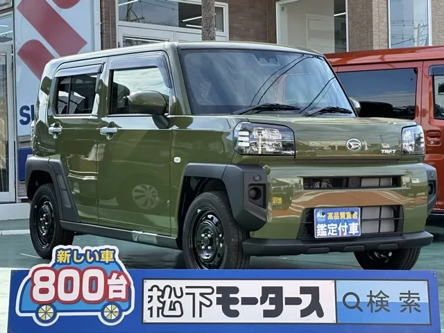 タフト(ダイハツ)X　純正ドアバイザー届出済未使用車 0