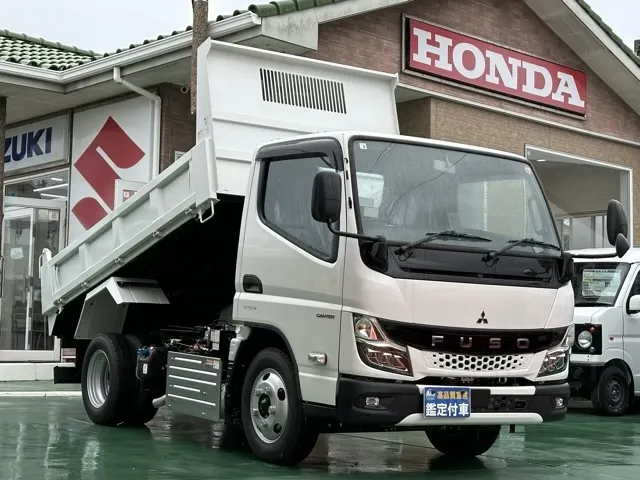 キャンター(三菱)３ｔ ローダースライドダンプディーラ-試乗車 1