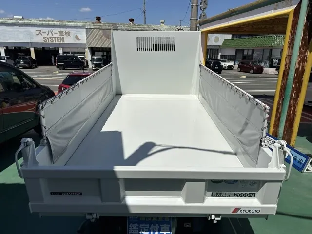 キャンター(三菱)全低床キョウカダンプ ２ｔ コボレーンレンタ登録済未使用車 9