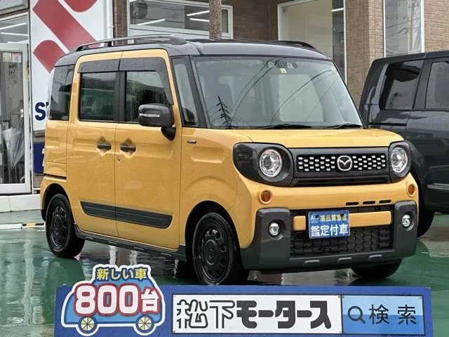 スペーシア(スズキ)フレアワゴンタフスタイル ハイブリッドXS中古車 0