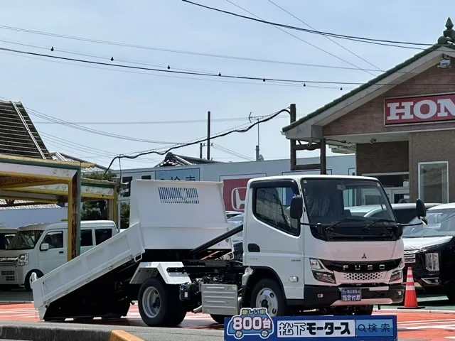 キャンター(三菱)３ｔ ローダースライドダンプレンタ登録済未使用車 1