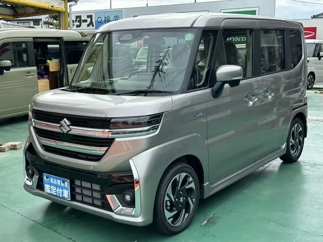 スペーシア(スズキ)ハイブリッドXS届出済未使用車 1