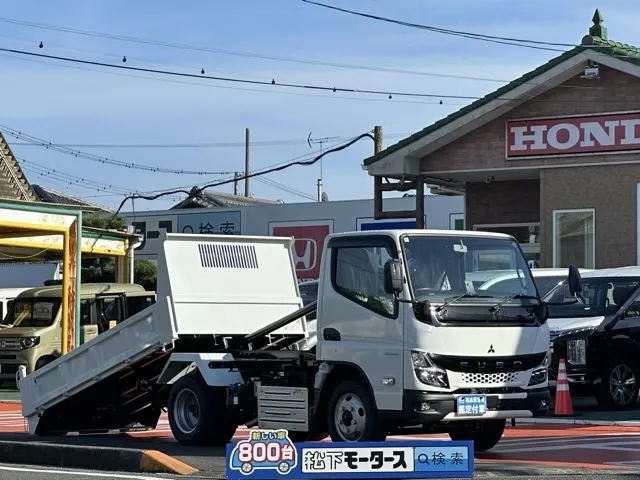 キャンター(三菱)３ｔ ローダースライドダンプレンタ登録済未使用車 0