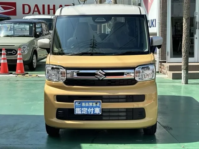 スペーシア(スズキ)ハイブリッドX 純正ドアバイザー付届出済未使用車 27