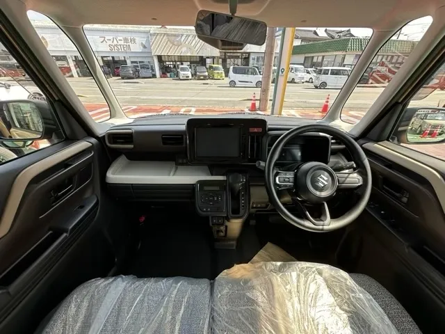 スペーシア(スズキ)ハイブリッドX 純正ドアバイザー付届出済未使用車 5