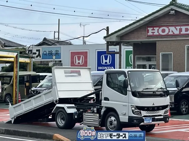 キャンター(三菱)３ｔ ローダースライドダンプレンタ登録済未使用車 0