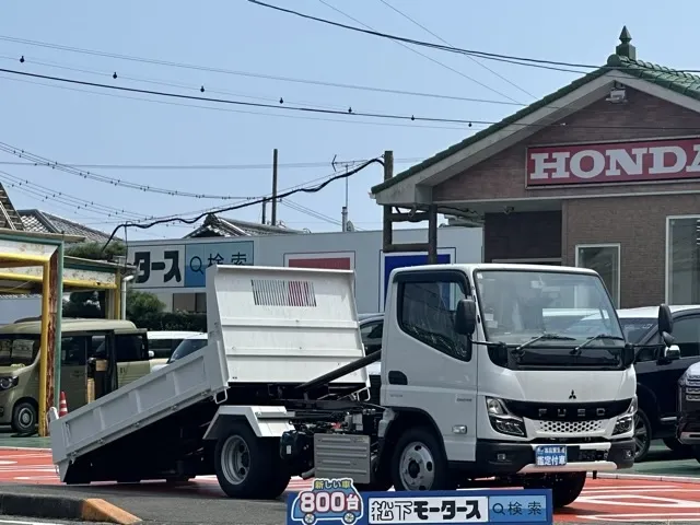 キャンター(三菱)３ｔ ローダースライドダンプレンタ登録済未使用車 0
