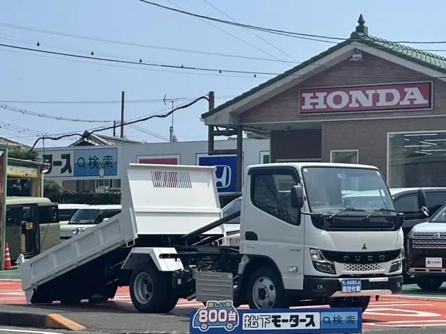 キャンター(三菱)３ｔ ローダースライドダンプレンタ登録済未使用車 0