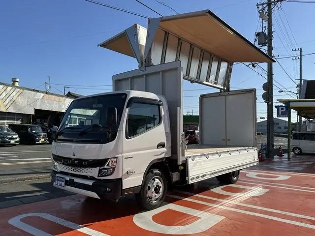 キャンター(三菱)3.5ｔアルミウィング 高床 1ナンバー車レンタ登録済未使用車 2