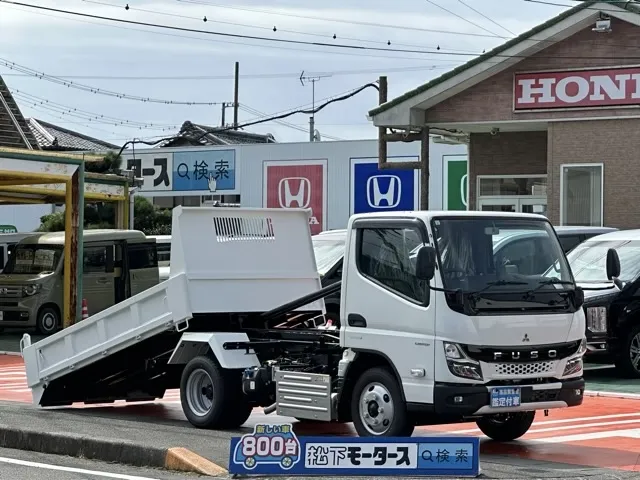 キャンター(三菱)３ｔ ローダースライドダンプレンタ登録済未使用車 0