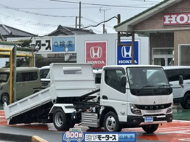 キャンター(三菱)３ｔ ローダースライドダンプレンタ登録済未使用車 0