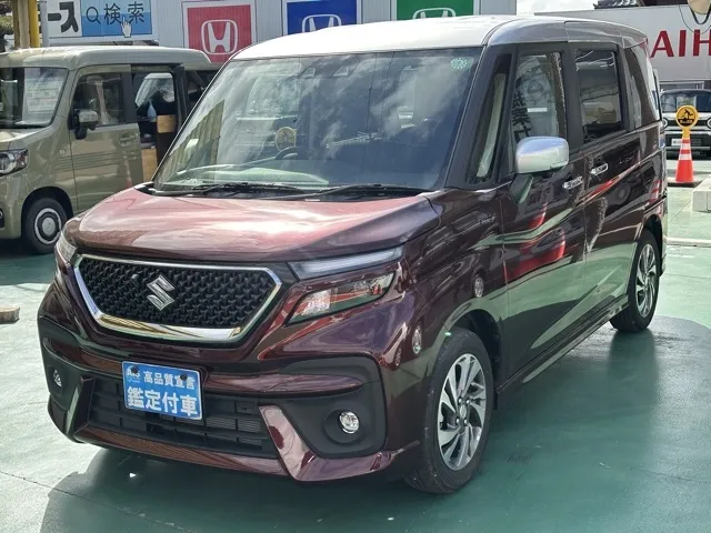 ソリオ(スズキ)ハイブリッドSV 全方位ナビ中古車 1