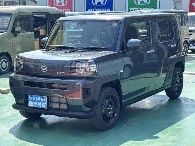 タフト(ダイハツ)X　純正ナビ付届出済未使用車 1