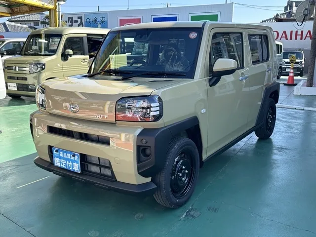 タフト(ダイハツ)X　純正ナビ付届出済未使用車 1