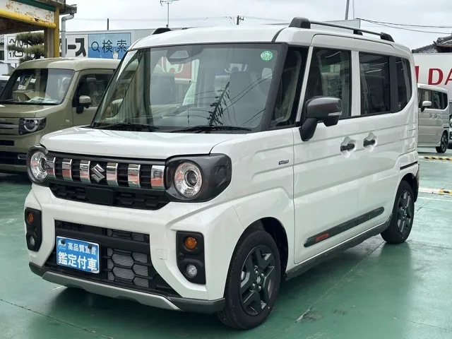 スペーシア(スズキ)ハイブリッドXZターボ届出済未使用車 1